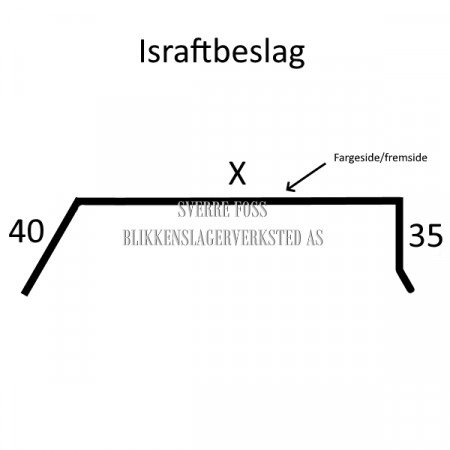 Israftbeslag, 100mm / 4